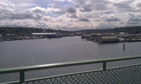 Almost dropped my phone off the Ballard Bridge taking this, so you all better appreciate it.